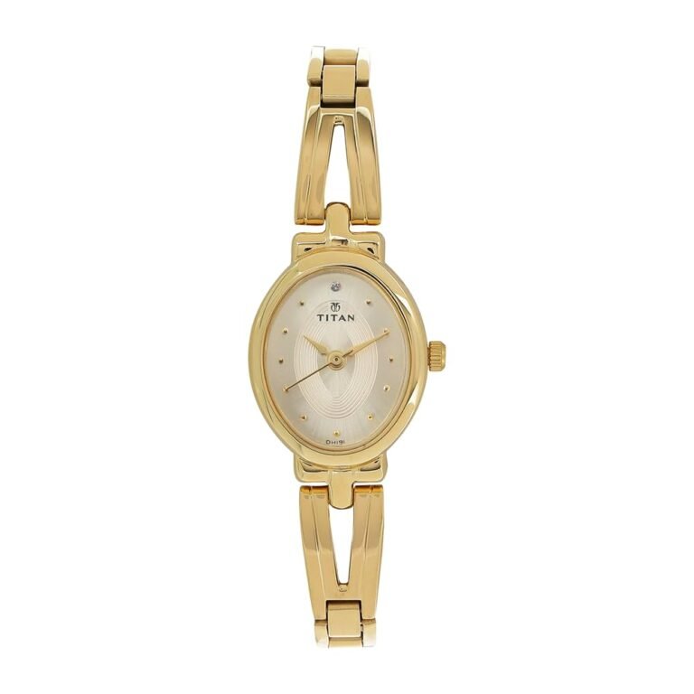 Titan Karishma Revive Analog Champagne Dial Women’s Watch-NM2594YM01 / NL2594YM01