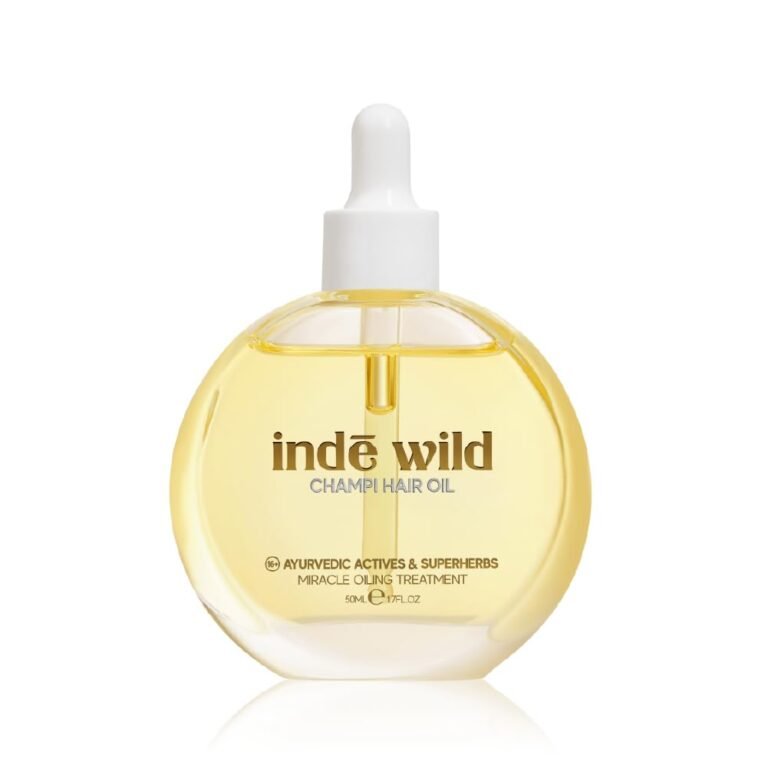 indē wild Champi Hair Oil With Rosemary Oil, Brahmi, Amla, Bhringraj | Ayurvedic, Hair Growth, Controls Dandruff, Hairfall | Soothing Fragrance