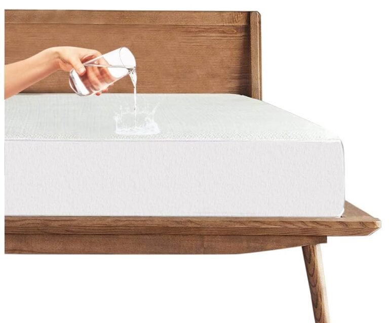 Trance Cotton Feel Terry Ultra Soft Waterproof Mattress Protector Double Bed | Breathable – Hypoallergenic Mattresses Cover Queen Size (78×60 inch | 6.5×5 feet, White – Pack of 1)