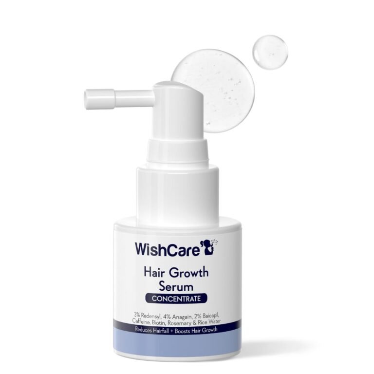 WishCare Hair Growth Serum Concentrate – Resdensyl, Anagain, Caffeine, Biotin, Keratin & Rice Water 20ml