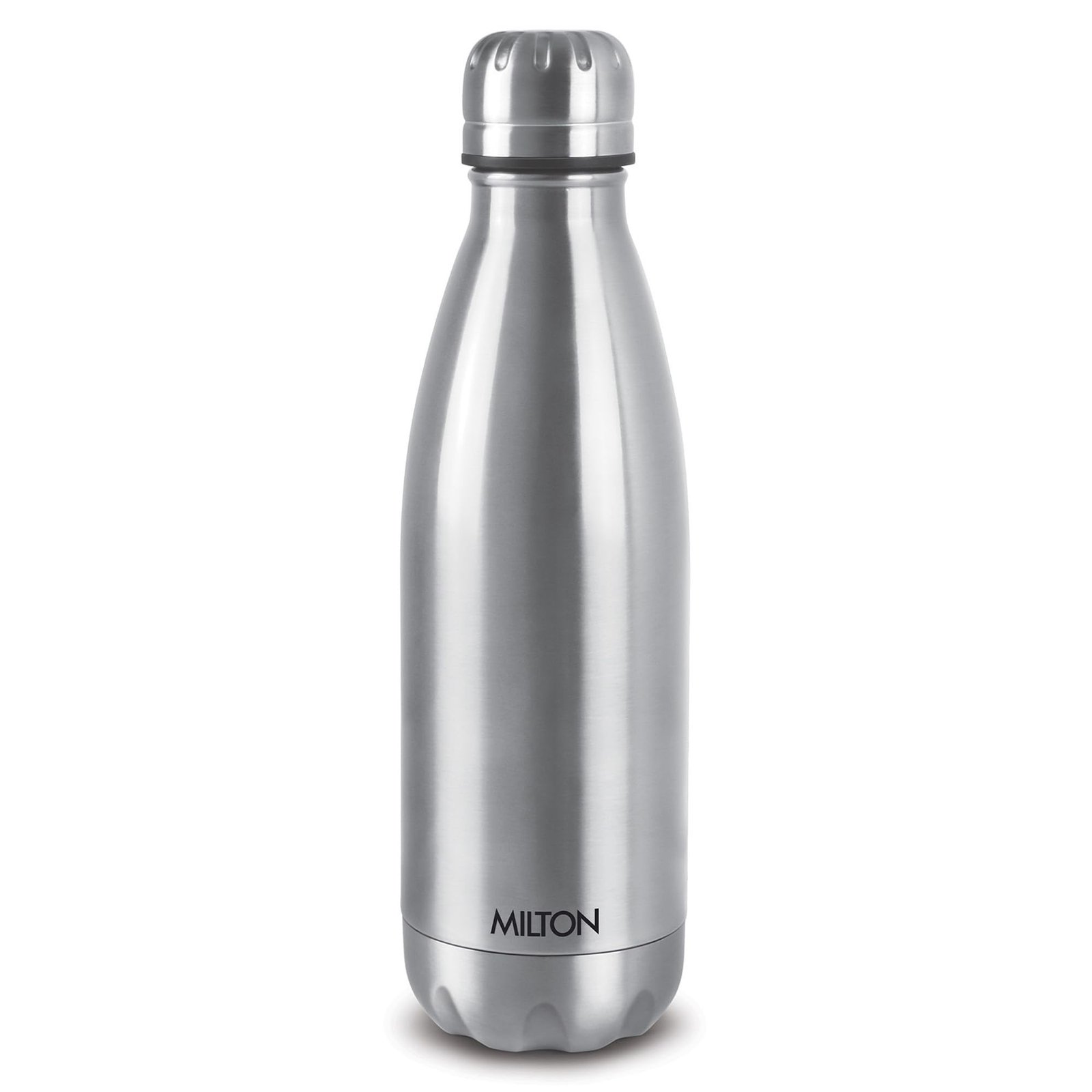 Milton Duo DLX 1000 Thermosteel 24 Hours Hot and Cold Water Bottle, 1 Litre, Silver