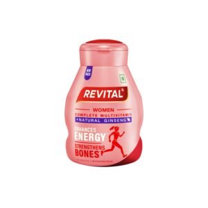 Revital For Women with Multivitamins, Calcium, Zinc & Natural Ginseng for Daily Immunity Strong Bones, and Enhances Energy Level – 30 Capsules