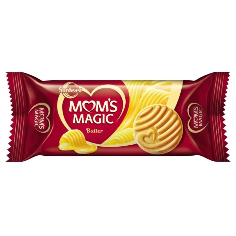 Sunfeast Mom’s Magic Rich Butter, 50 grams + 6 grams EXTRA = 56 grams/49 grams/54.4g + 6.8g EXTRA=61.2GM (Weight May Vary)
