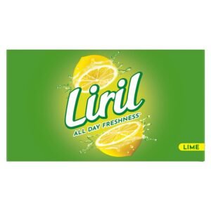 Liril Lime Bathing Bar | Feel the Citrus Burst of Freshness | Pack of 6 (6 x 125g)