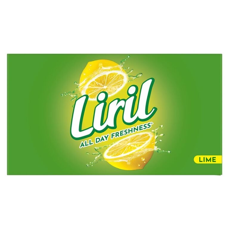 Liril Lime Bathing Bar | Feel the Citrus Burst of Freshness | Pack of 6 (6 x 125g)