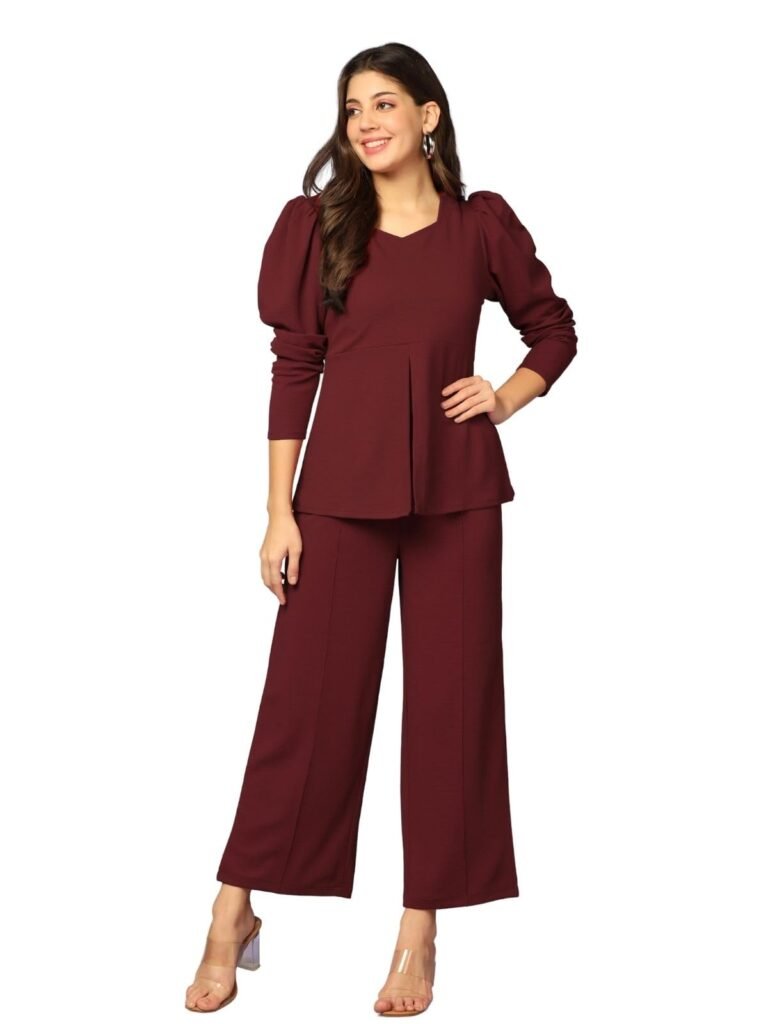 GRECIILOOKS Co Ord Set For Women Stylish | Dress for Women | Trendy Summer Travel Outfit | Lightweight 2 Piece for Holiday Look & Puja | A Line Dresses For Women | Stylish Midi Party Dress for Women | Winter Casual Wear