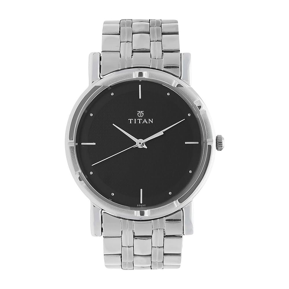 Titan Karishma Analog Black Dial Men’s Watch -NM1639SM02 / NL1639SM02