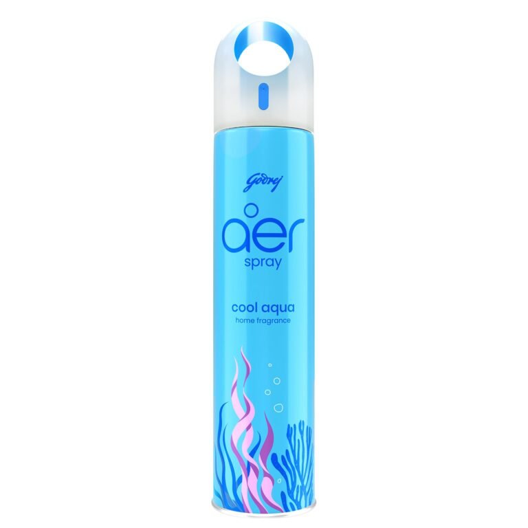 Godrej aer Spray | Room Freshener for Home & Office – Cool Aqua (200 ml) | Long-Lasting Fragrance