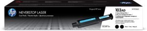 HP 103AD Dual Pack Black Original Neverstop Laser Toner Reload Kit