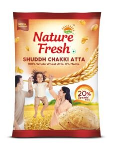 Nature Fresh Shuddh Chakki Atta 10 KG Pack