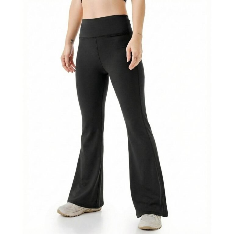 Boldfit Limitless Nyloflex Flare Pants for Woman Leggings for Women Full Length Stretchable Gym Pants for Women Workout Flare Pant for Yoga, Pilates, Gym for Daily Use Flared Palazzo for Woman