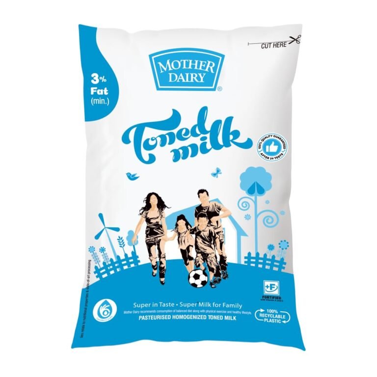 Mother Dairy Toned Milk,1L