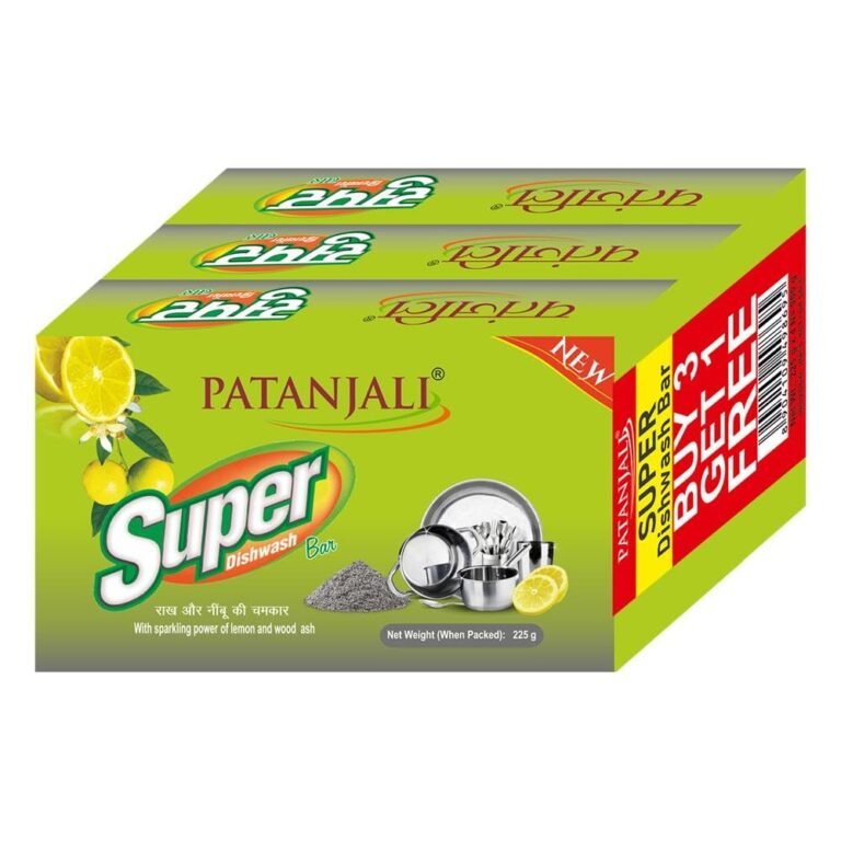 Patanjali Super Dishwash Bar – 225g
