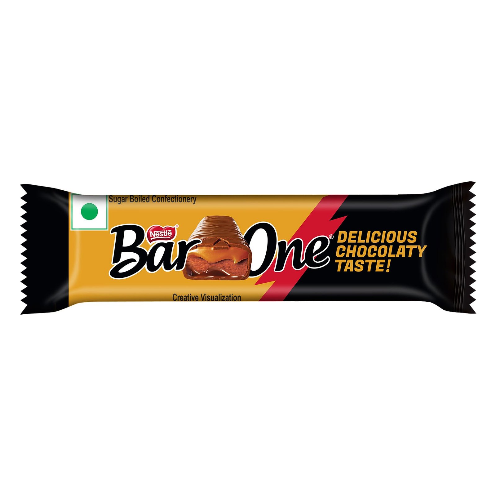 Nestlé Bar One, Delicious Caramel Filled, Choco Bar, 12.4 g/11 g (Weight may Vary)
