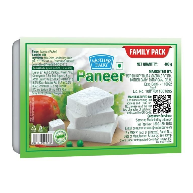 Mother Dairy Paneer 400g