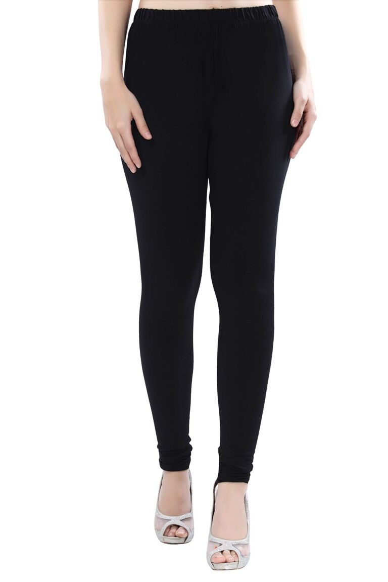 TRASA Ultra Soft Cotton 4 Way Stretchable Churidar Solid Regular and Plus 20 Colours Leggings for Womens and Girls -Sizes :-M, L, XL, 2XL, 3XL, 4XL, 5XL, 6XL