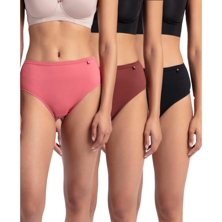 Jockey Women’s Cotton Hipster (Pack of 3) (1406_Dark Assorted_XL_Assorted_XL)