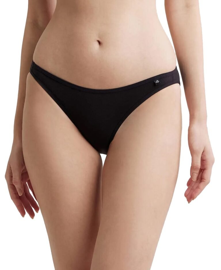 Jockey Women’s Cotton Bikini (Pack of 1) (SS02_Black_M_Black_M)