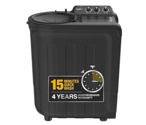 Whirlpool 9 kg 5 Star Semi-Automatic Top Loading Washing Machine (MAGIC CLEAN 9 GREY DAZZLE (10YR)-S, 15 Mint Quick Wash, 2026 Model)