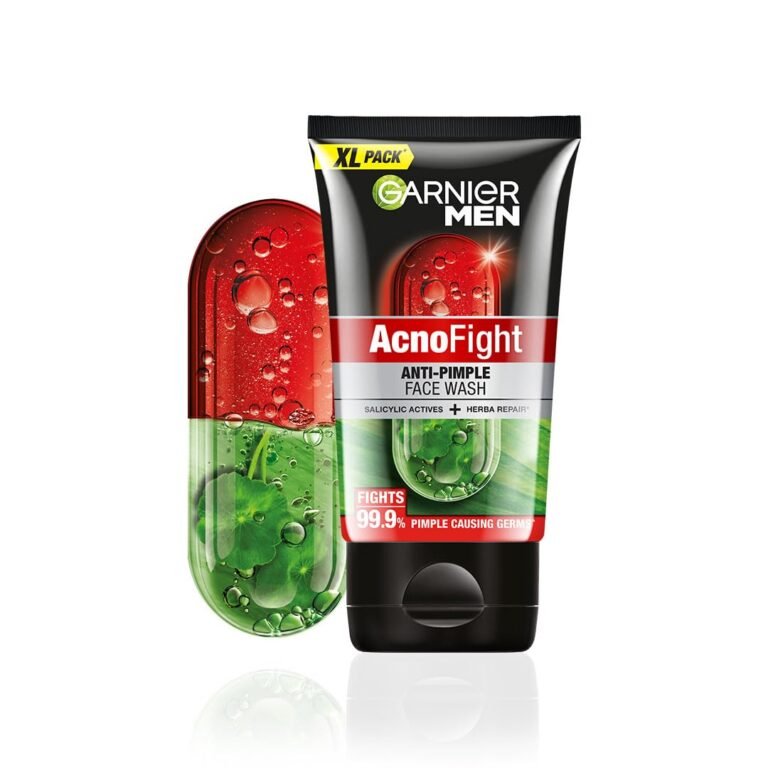 Garnier Men, Anti-Pimple Face Wash, Repairs Skin & Balances Oils, AcnoFight, 155 g