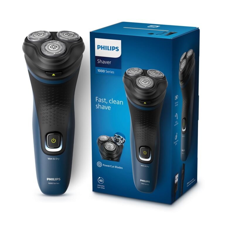 Philips Electric Shaver for Man| 3D Flex Heads| 27 Self-Sharpening Blades| ComfortCut |100% Waterproof IPX7, 40 Mins Runtime, 2yr warranty | S1151/03