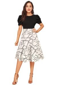 ILLI LONDON Women’s A-LINE Knee Length Dress
