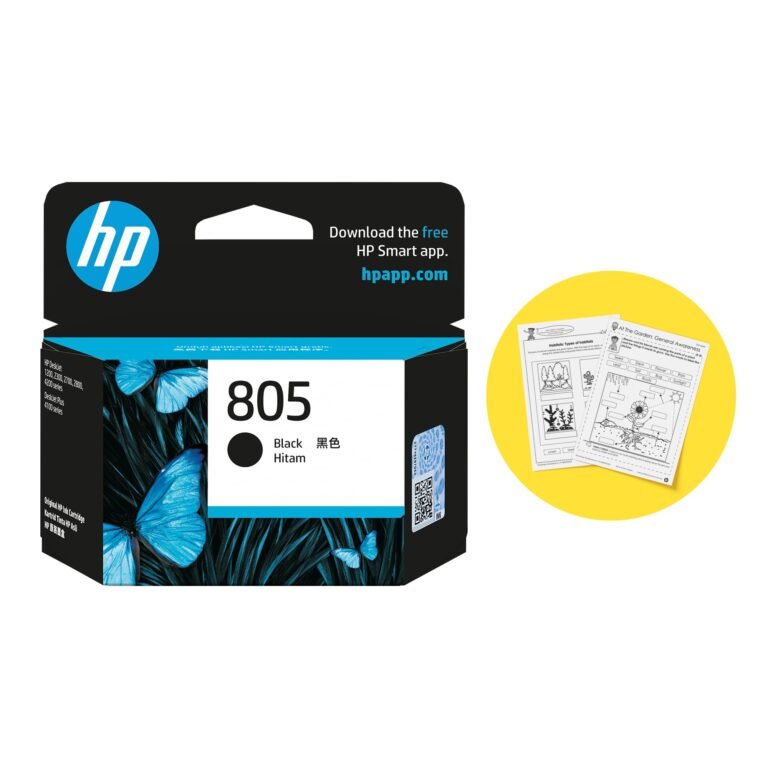 HP 805 Black Original Ink Cartridge Compatible DeskJet (1212, 1210, 1211, 1213 1212, 2331. 2332, 2723, 2729, 2820, 4123)