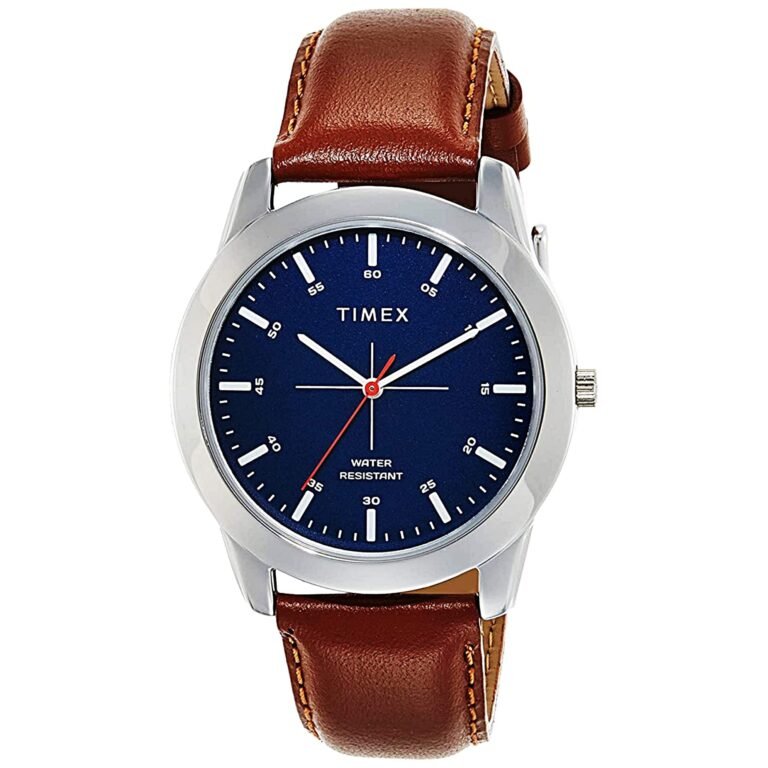 TIMEX Classics Analog Watch for Men with Round Dial & Water Resistant Man’s Wrist Watches