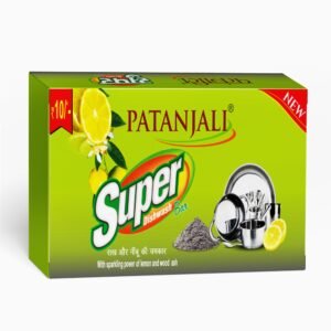 Patanjali Super Dishwash Bar 130g, Effective Dish Cleaning Bar for Utensils