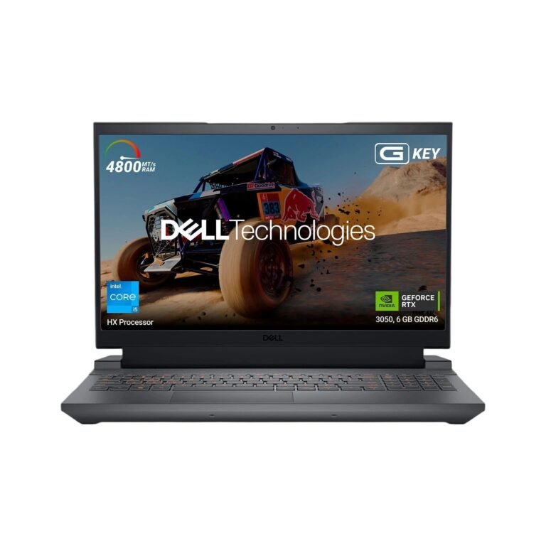 Dell G Series, Intel Core i5-13450HX, 13th Gen, NVIDIA RTX 3050-6GB, 16GB, 1TB SSD, FHD, 15.6″/39.62cm, Win 11, MSO’24, Dark Shadow Grey, 2.65Kg, [G15-5530], Orange Backlit Keyboard, Gaming Laptop