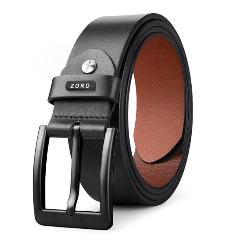 ZORO Men’s Genuine Leather Belt for Men | Black,Brown,Tan