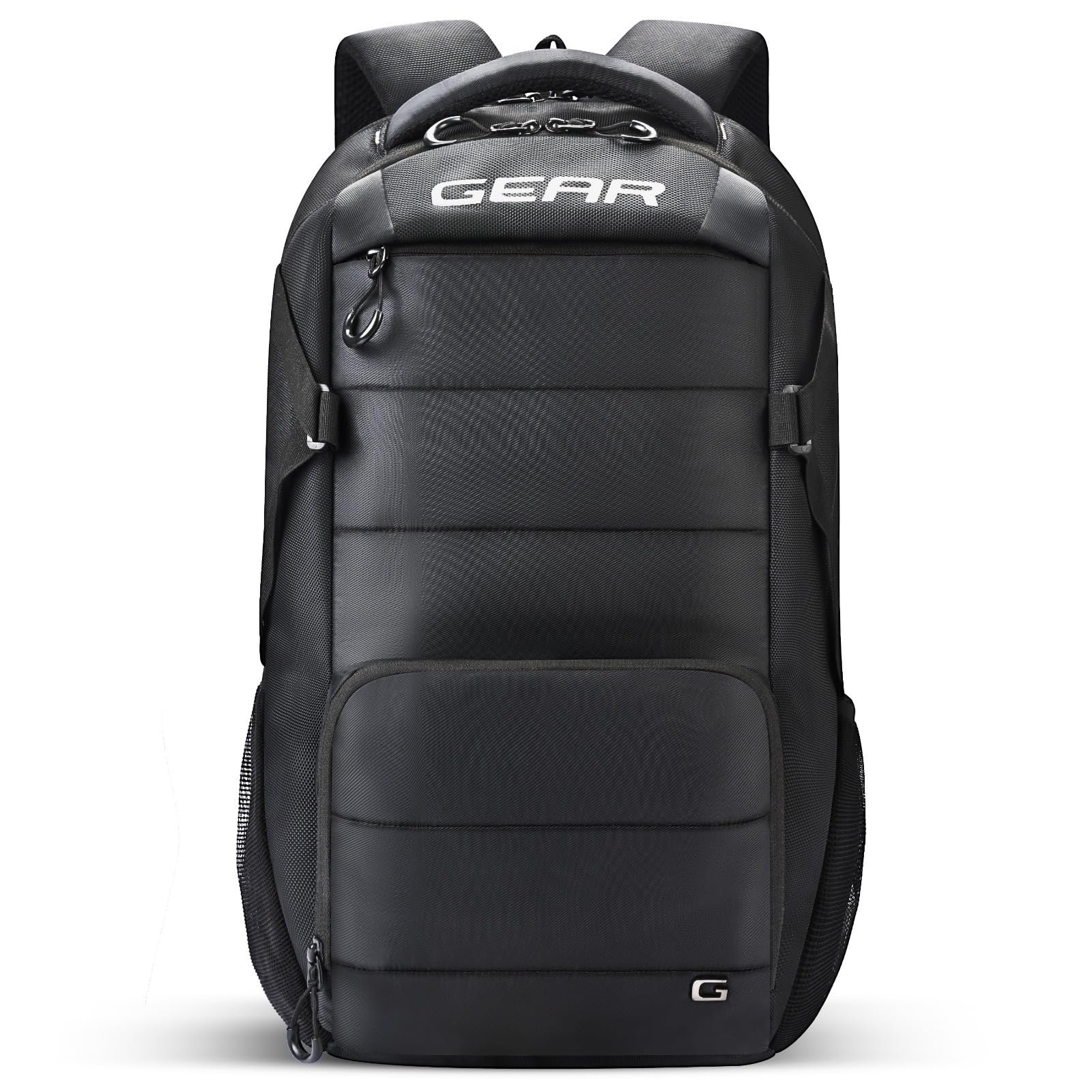 Gear Aspire 19”/30L Large Water Resistant Laptop Backpack | Casual Backpack | Daypack | Travel Backpack | College Bag For Men/Women (Black)