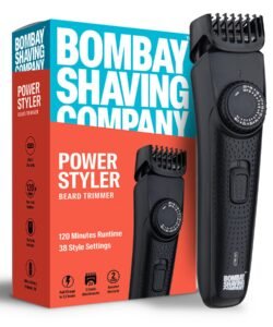 Bombay Shaving Company Beard Trimmer For Men | Beard Trimmer for Man | Hair Trimmer for Man | Type C, 120 Min Runtime, 38 Settings, Cordless | Trimmer Men Beard | Trimmers for Man