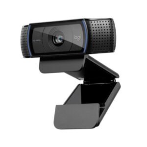 Logitech C920 HD Pro Webcam – 1080p, Optical, Full HD Streaming Camera for Widescreen Video Calling and Recording, Dual Microphones, Autofocus, Compatible with PC – Desktop Computer or Laptop – Black