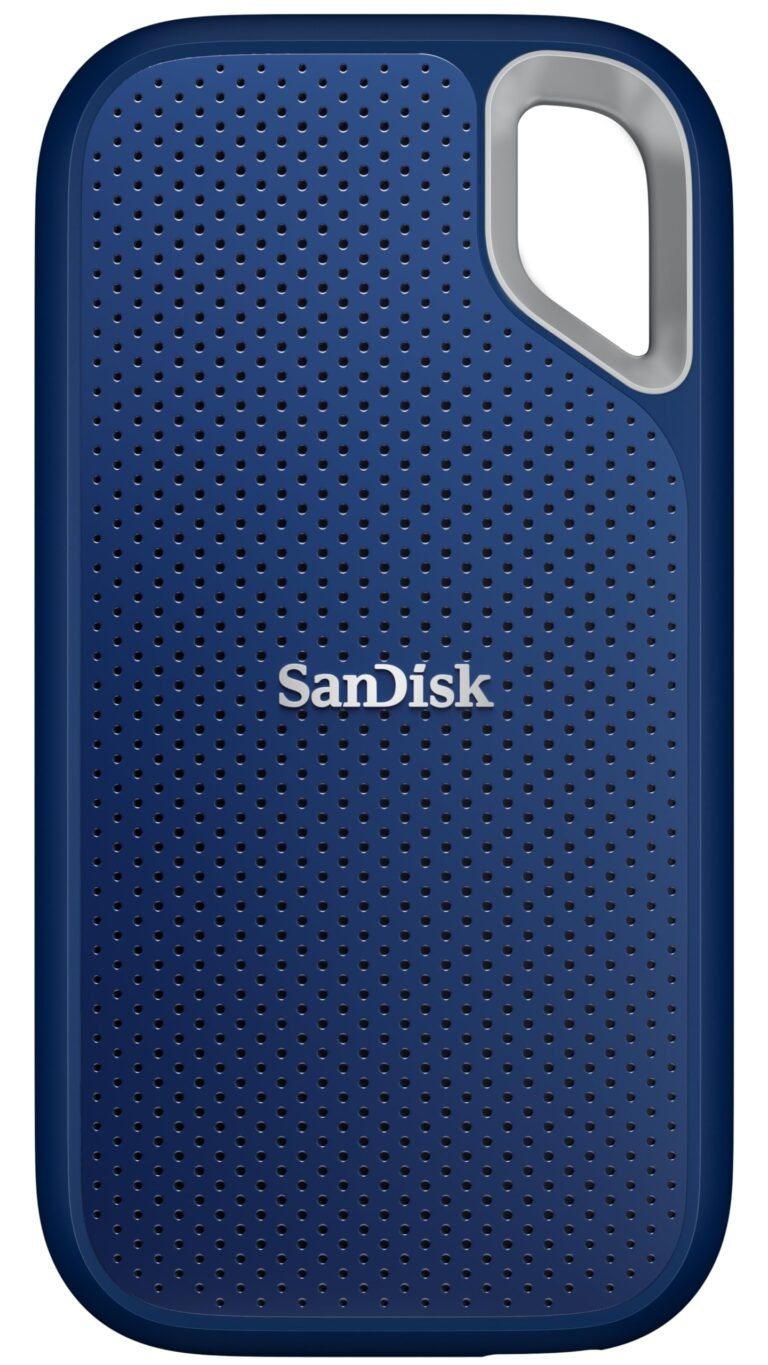 SANDISK Extreme 8TB Portable External SSD, 1050MB/s R, 1000MB/s W, 3m Drop Protection, IP65 Water/dust Resistant, PC,MAC & TypeC Smartphone Compatible, 5Y Warranty, Royal Blue Color