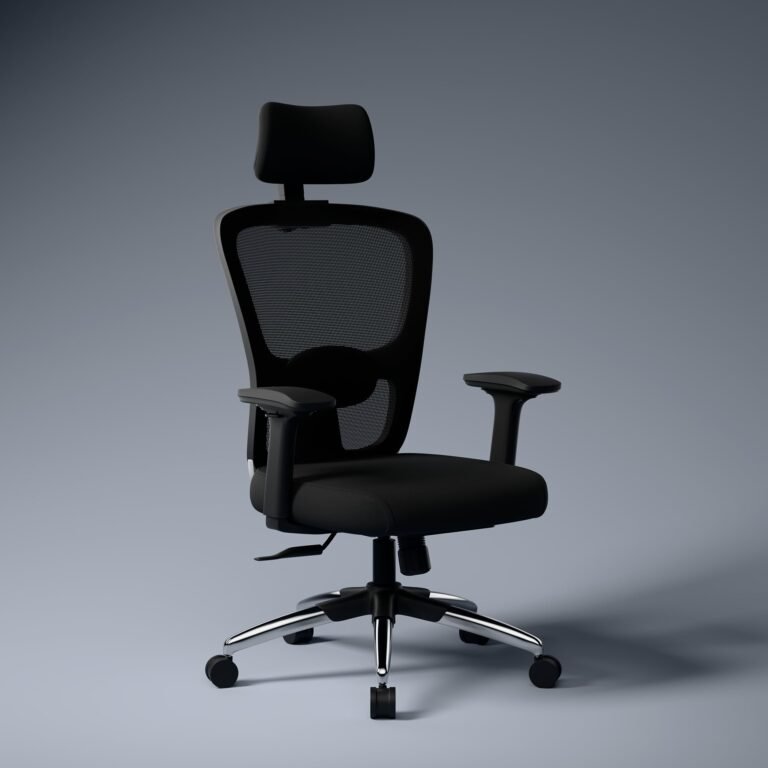 Green Soul Jupiter Superb | Ergonomic Mesh Office Chair for Work | 3 Year Warranty | Multi-Lock Synchro Tilt Recline Mechanism | 2D Armrest | Adjustable Lumbar | High Back | Black