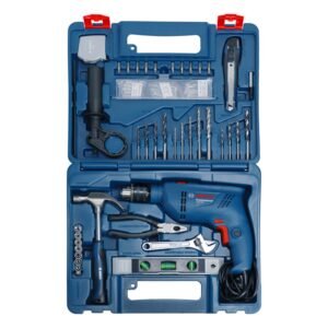 BOSCH GSB 600 Impact Drill Machine for Home & Professional Use, 100Pcs Accessory Kit | 600W Motor | 13mm Chuck | 3000 RPM | 48000 BPM | Variable Speed | 1 Year Warranty
