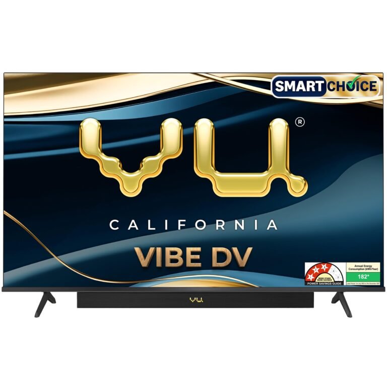 Vu Smartchoice 139cm (55 inches) Vibe Series 4K QLED Smart Google TV 55VIBE-DV