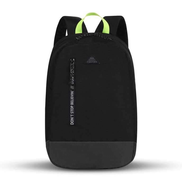 Gear Superior 17″/19L Medium Water Resistant Backpack | Casual Backpack | Daypack | Travel Backpack | College Bag For Men/Women (Black – Grey)
