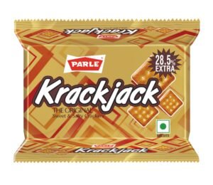 Parle Krack Jack Biscuit, 69.3g/44.1g/56.7/ 75.6Gm(Weight May Vary)