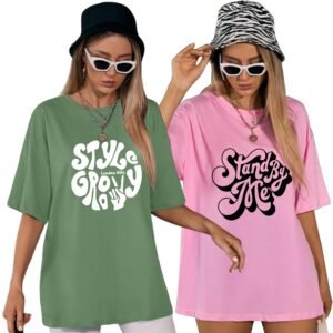 London Hills Women’s Cotton Regular Fit T-Shirt