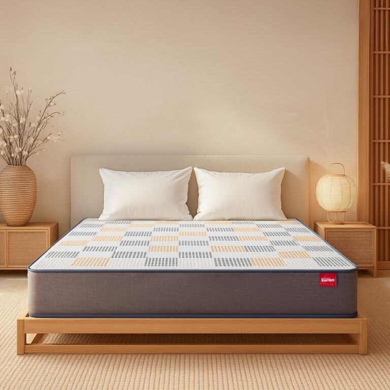 Kurlon Dual 8 Inch Mattress | Single Size Bed Mattress | Hypoallergenic & Comfortable | Relieving Pressure | Dual Comfort | Non Static | Reversible | Soft & Firm | 78x42x8 | 10 Years Warranty
