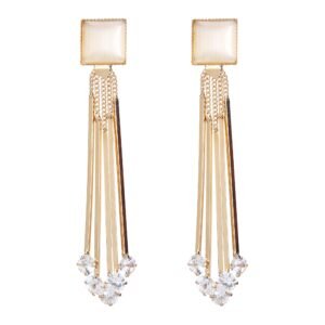 YouBella Jewellery for women Crystal Earings Gold Plated Dangler Earrings for Girls and Women