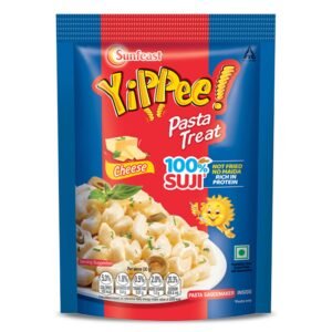 Sunfeast YiPPee! Pasta Treat | Cheese | Soft & Cheesy instant Pasta Made with Suji/ Rava 65g/70g/74.7g( weight may vary)
