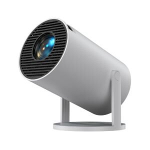 Portronics Beem 440 Smart LED Projector with 720p HD Resolution, Rotatable Design, Built-in Streaming Apps (Netflix, Prime Video, Hotstar), 2200 Lumens, Screen Mirroring, 3 Watts Speaker (White)