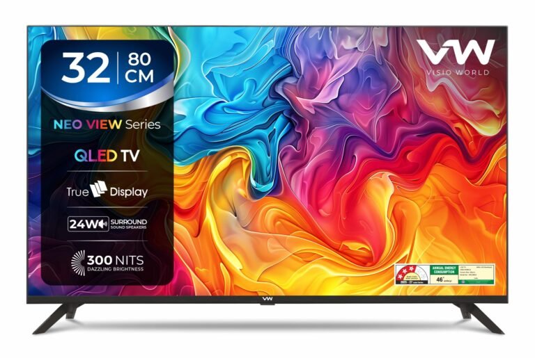 VW 80 cm (32 inches) Pro Series HD Ready Smart QLED Google TV VW32F1