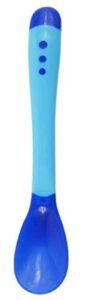 Fisher-Price Heat Sensitive Soft Spoon for Baby, Pack of 1 (Blue)
