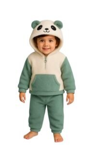 Kids stylish Warm Winter Outerwear Hooded Baby Jacket Coat with Soft Plush Golden Bunny Ear for Infant Toddler Boy Girl Kid