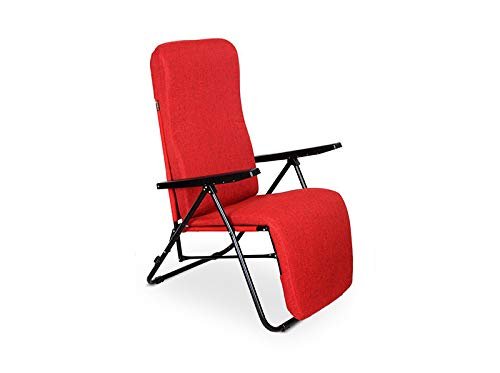 FURLAY Alloy Steel Recliner Chair Cloudy Apple Red