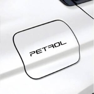 isee360 Petrol Sticker for Car Fuel Lid Tank Sides Decal Vinyl (Black)